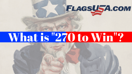 What Is "270 to Win" ? text with Uncle Same in background
