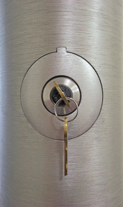 Lock & Keys for M-Winch - For In-Ground Flagpole with Winch System