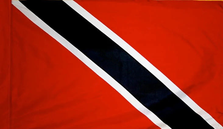 Trinidad and Tobago Flag with Pole Sleeve - For Indoor Use