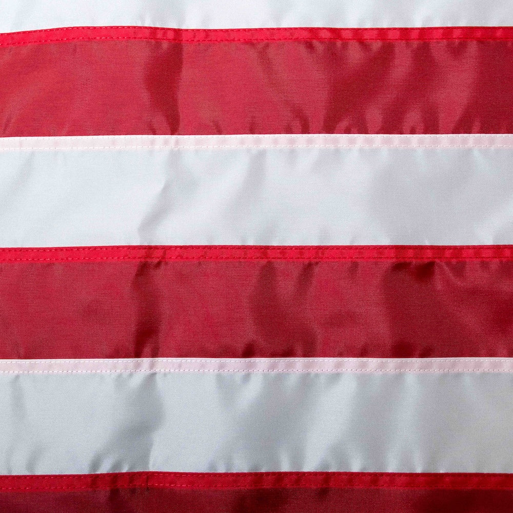 Betsy Ross 1776-2026 embroidered nylon flag stripes