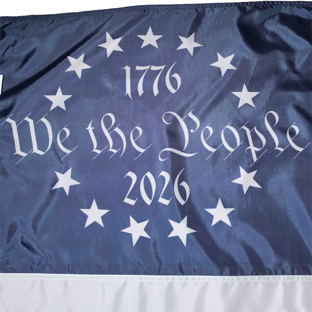 Betsy Ross "We The People" nylon flag star field