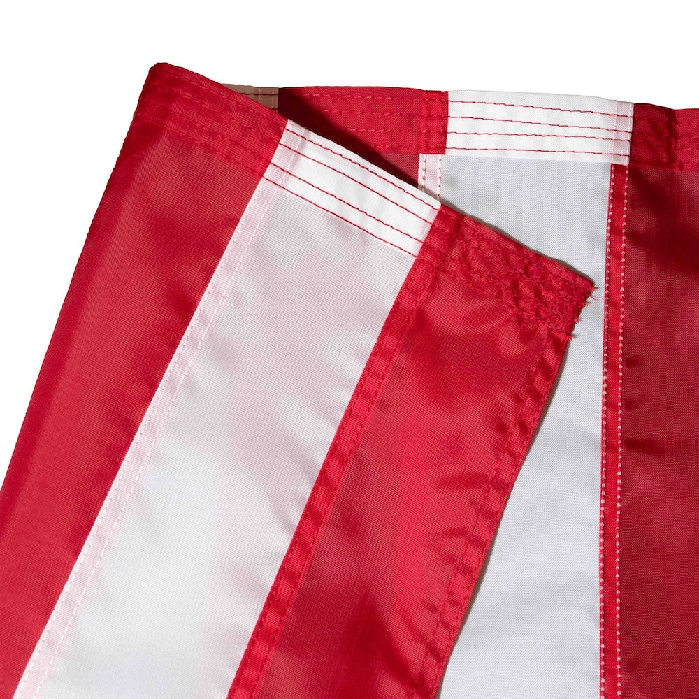 Betsy Ross "We The People" nylon flag fly end