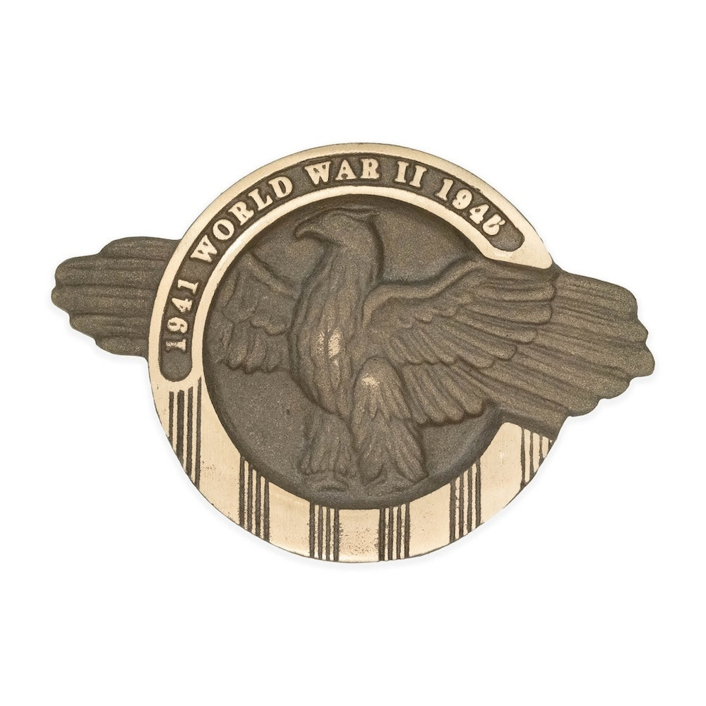 Bronze World War Two grave marker