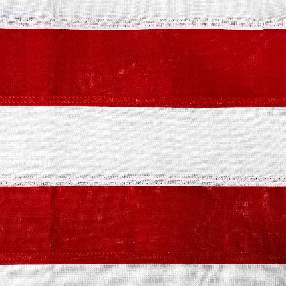 Standard Cotton American flag sewn stripes