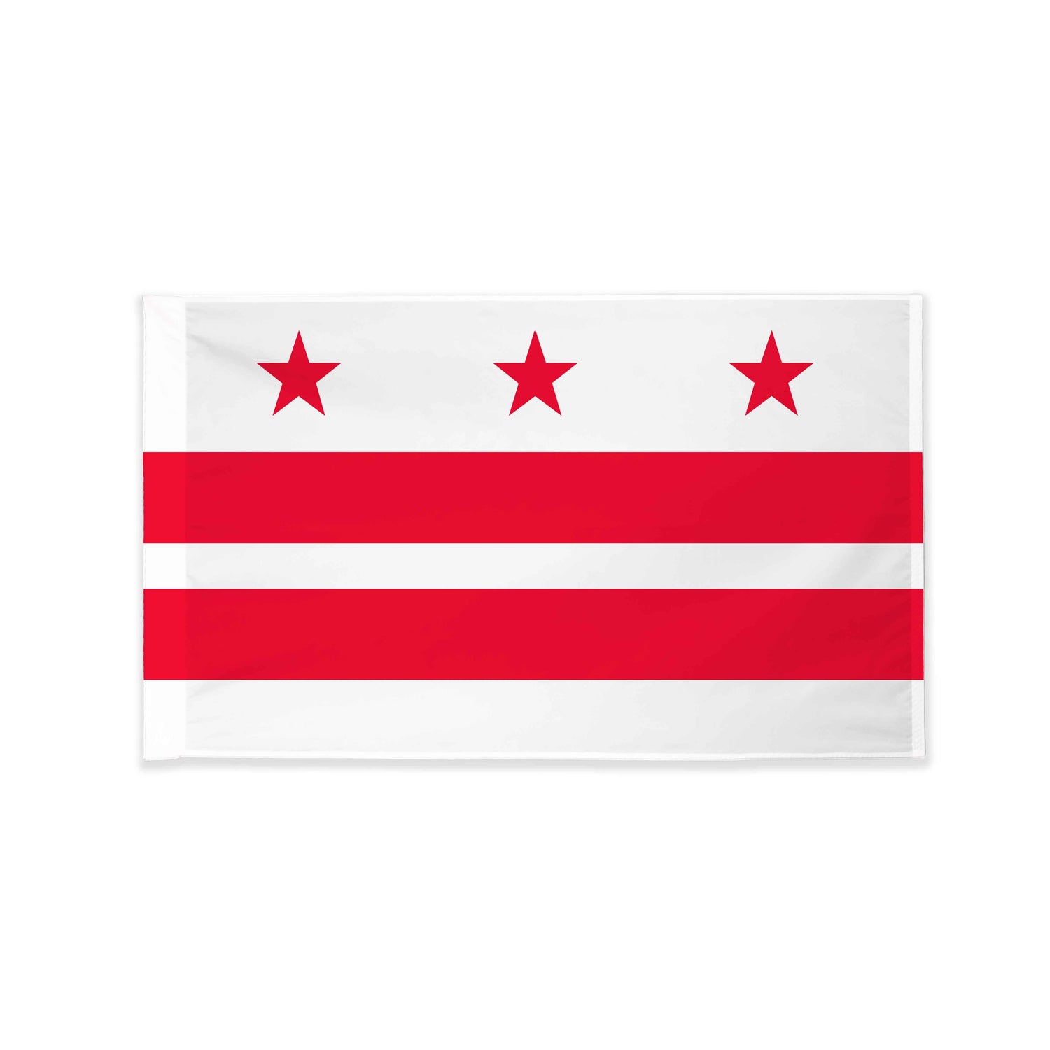 District of Columbia flag with pole sleeve