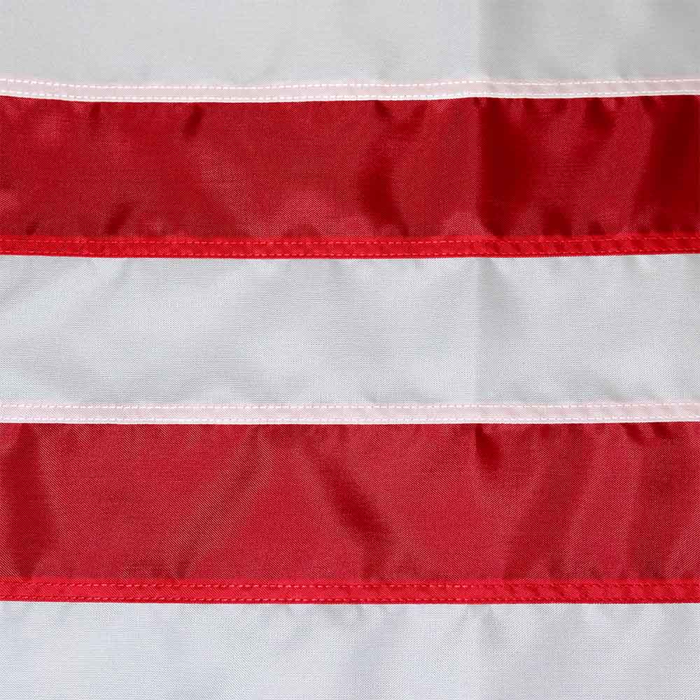Legacy American flag sewn stripes