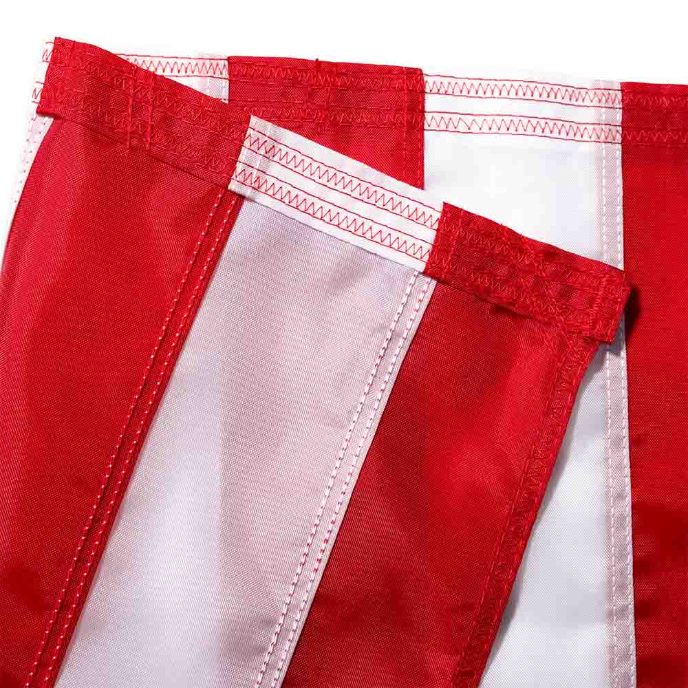 Legacy American flag fly end