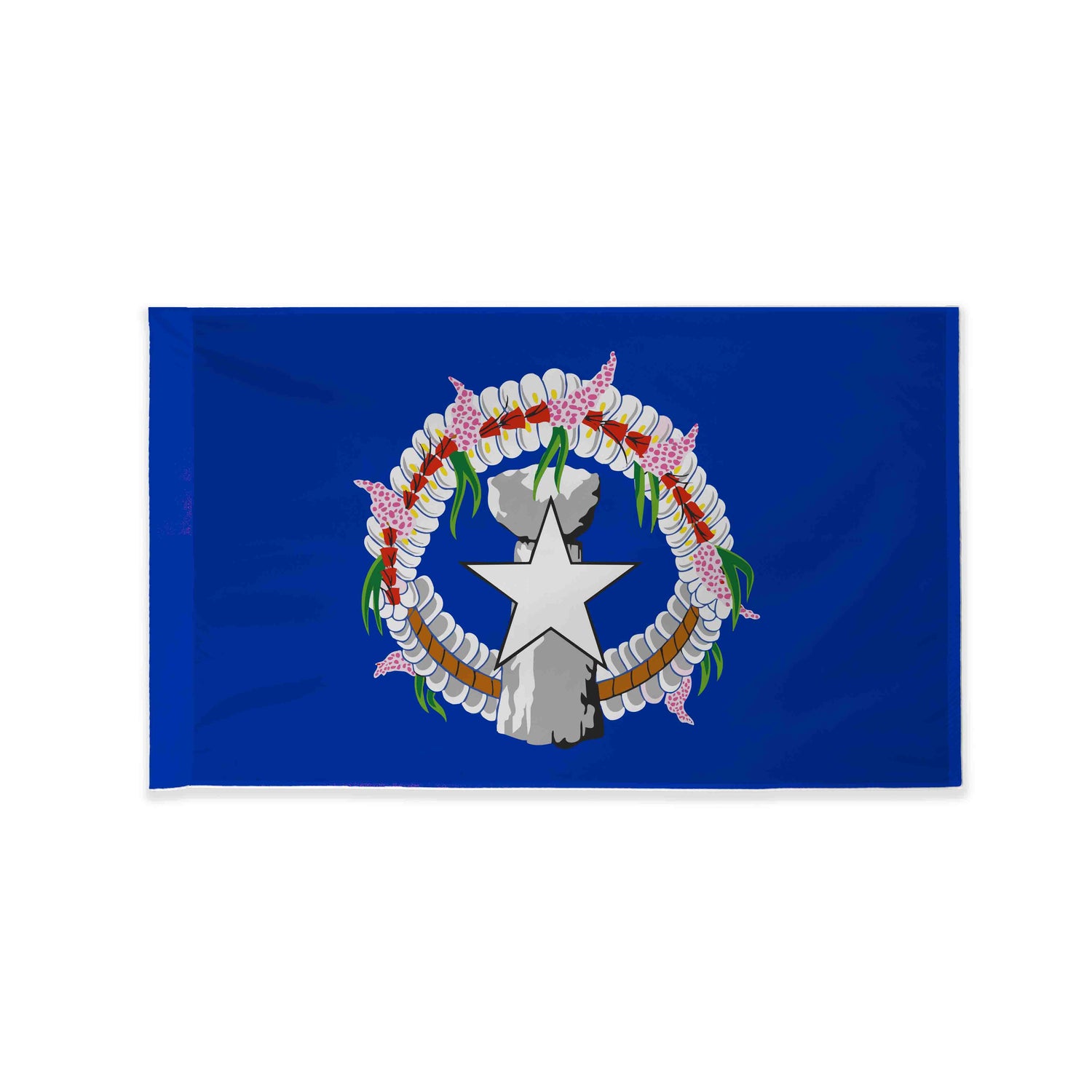 Northern Marianas flag with pole sleeve