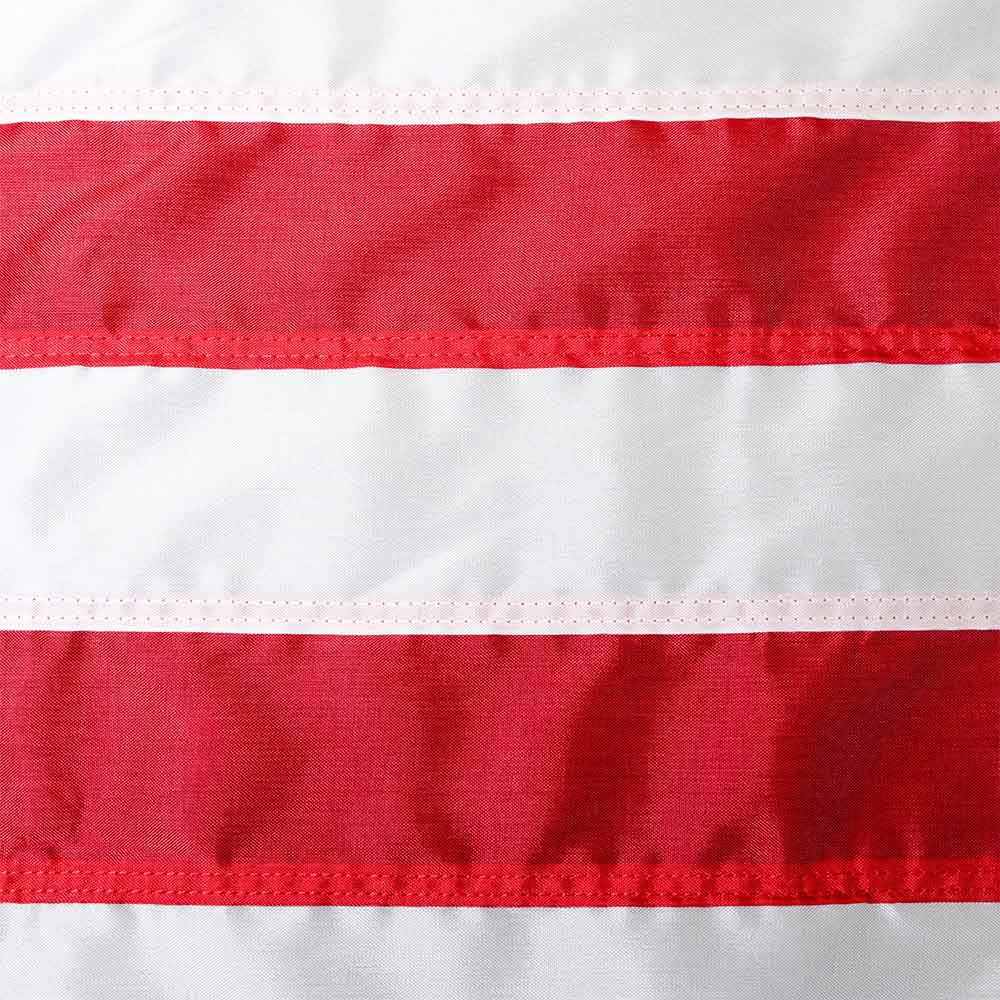 Nyl-Glo American flag sewn stripes