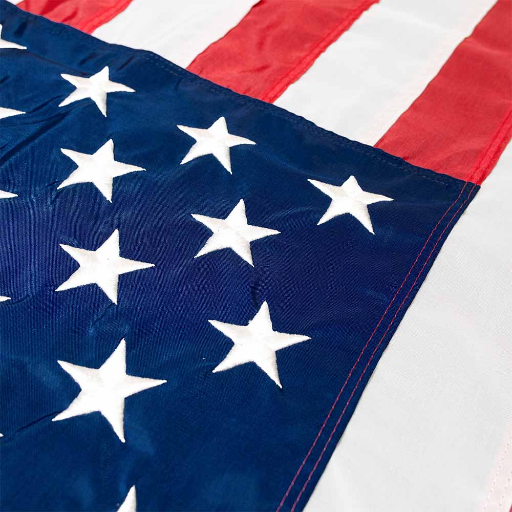 Nyl-Glo American flag star field and stripes