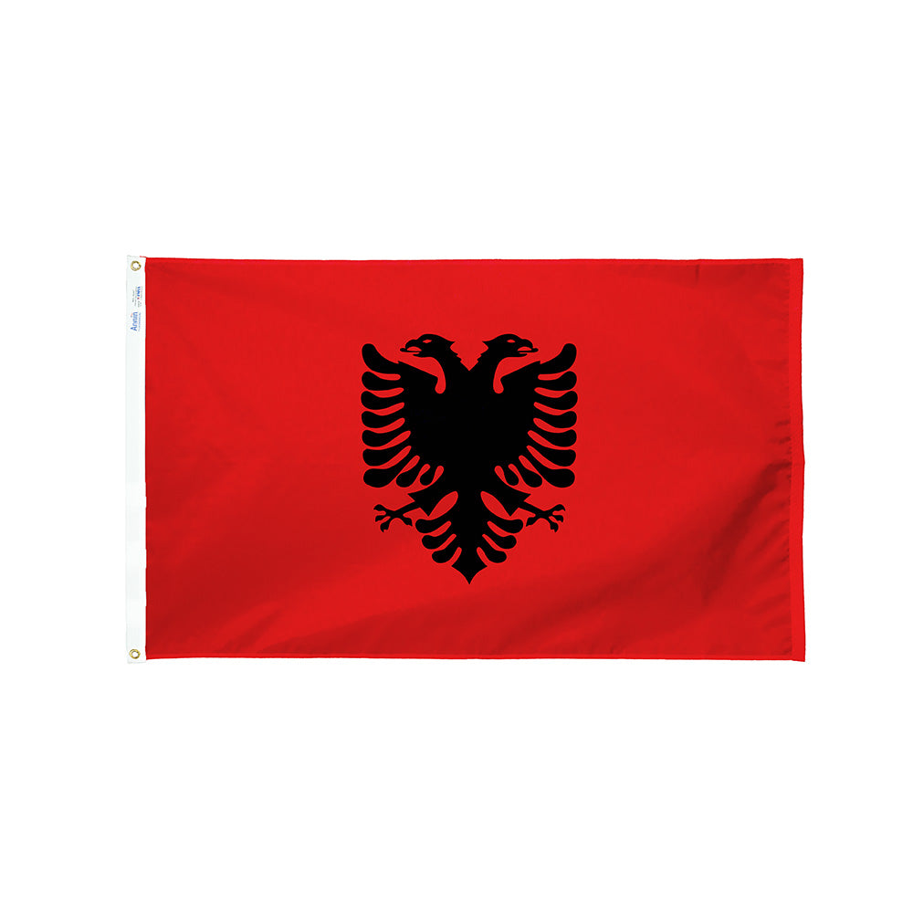 Albania Nylon flag with grommets