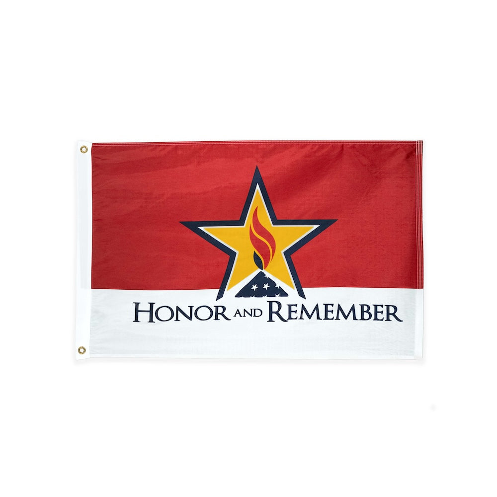 Nylon Honor and Remember flag with grommets
