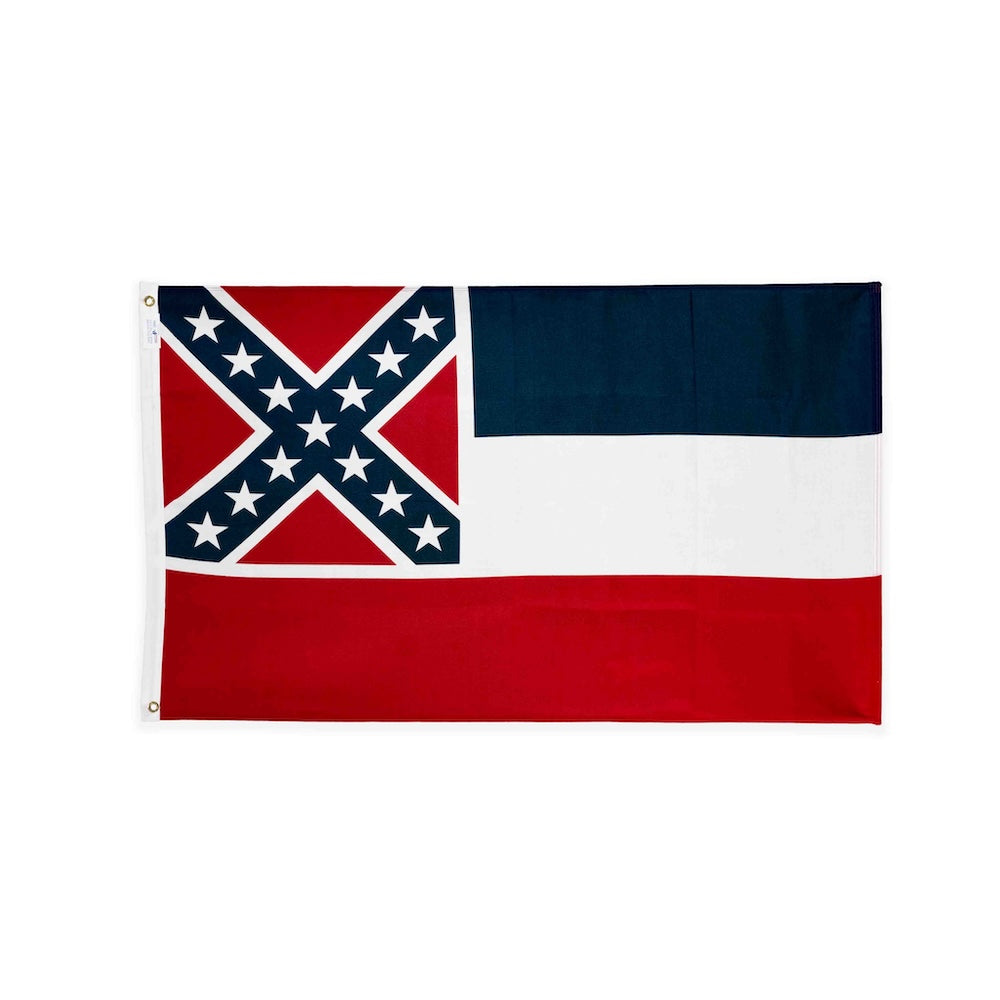 Nylon Mississippi Historic flag with grommets