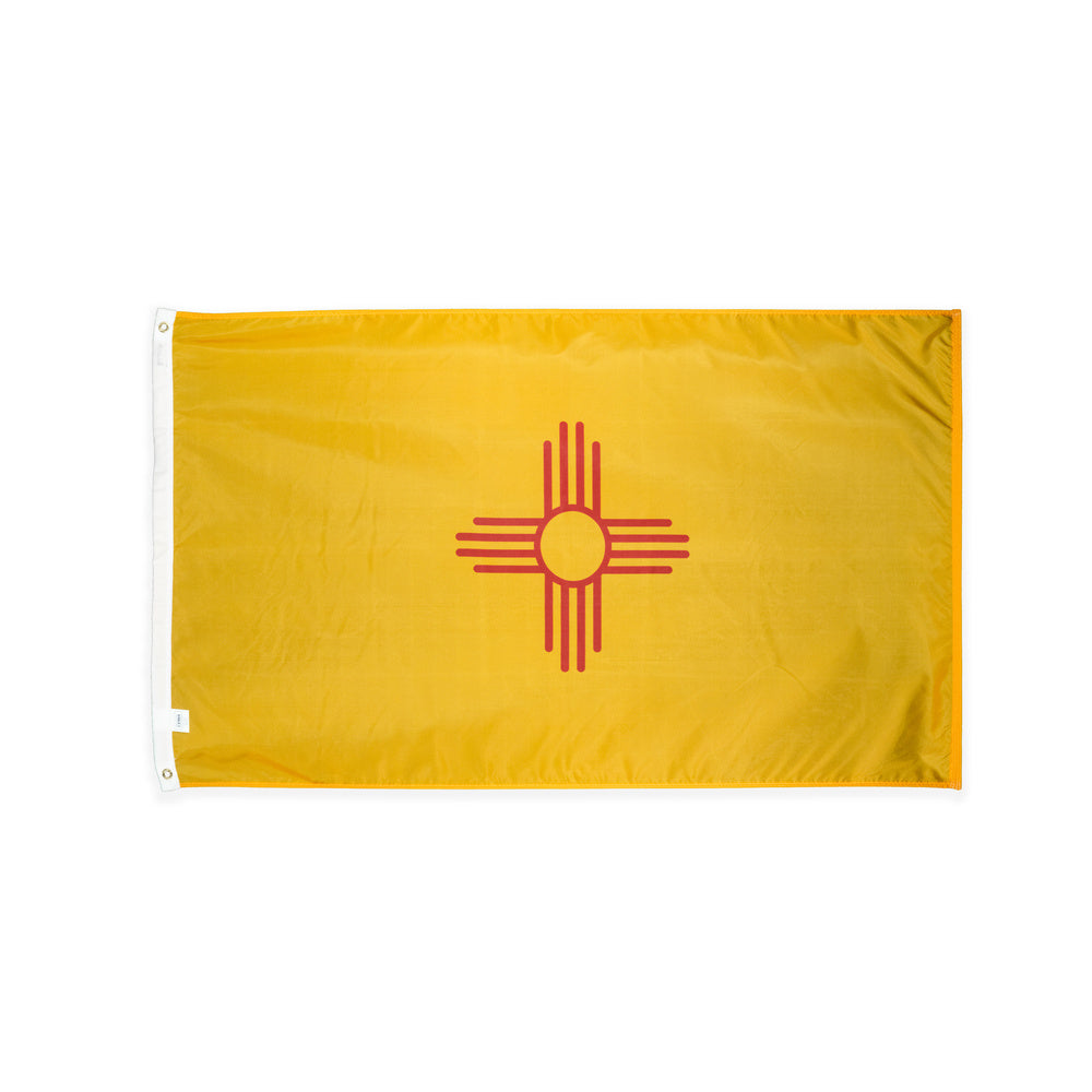 Nylon New Mexico state flag with grommets