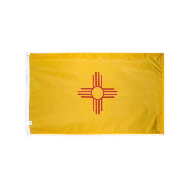 Nylon New Mexico state flag with grommets