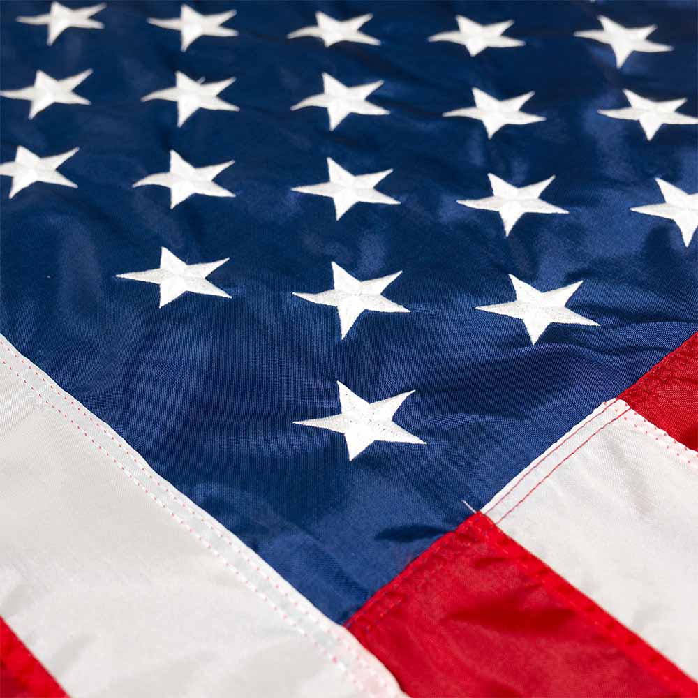 Pole Sleeve Nylon American flag star field and stripes