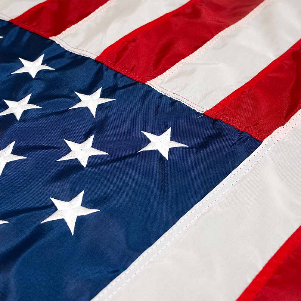 Pole Sleeve Nylon American flag star field and stripes