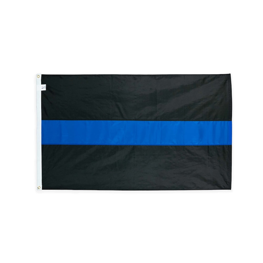 Nylon Thin Blue Line Flag with grommets