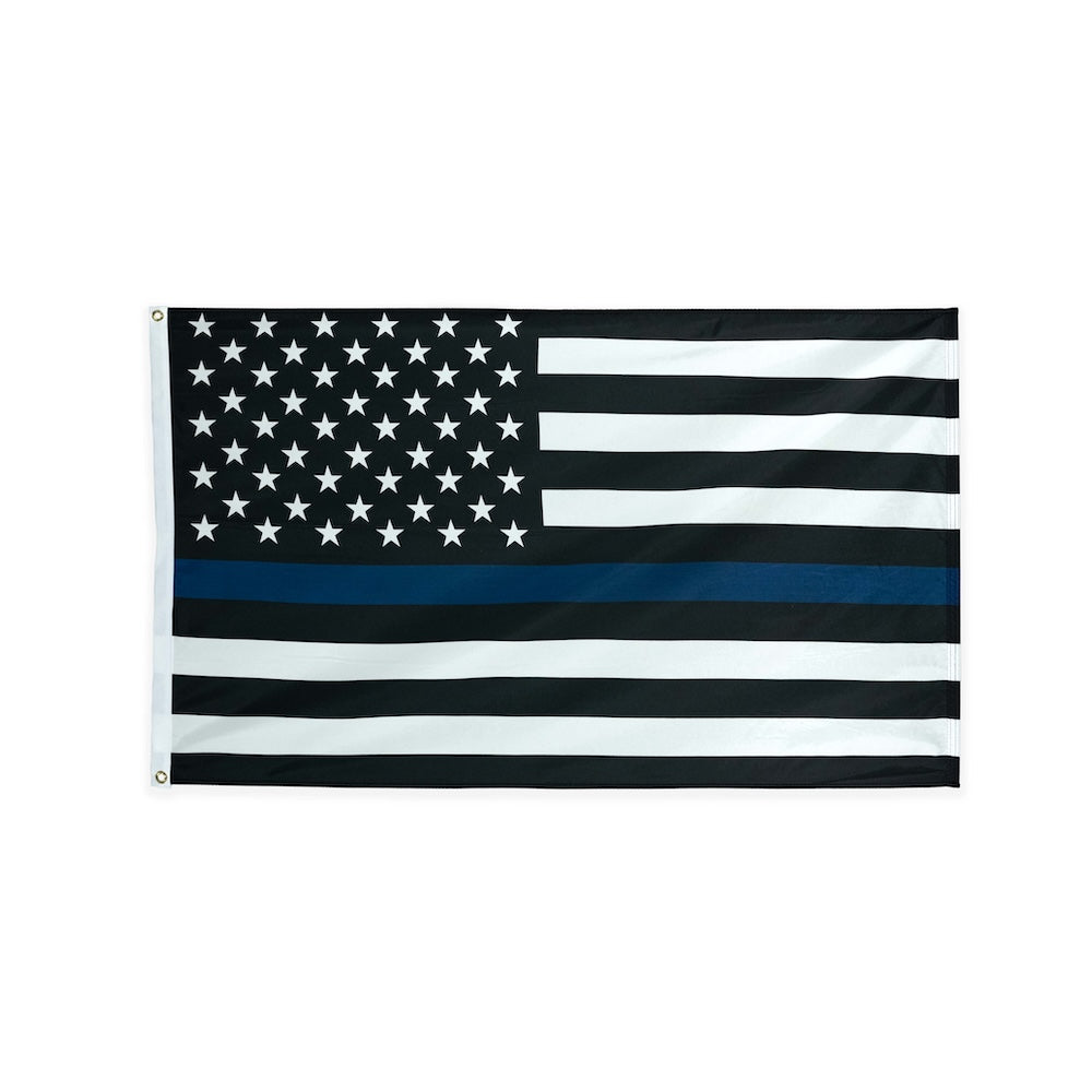 Nylon Thin Blue Line Flag with grommets