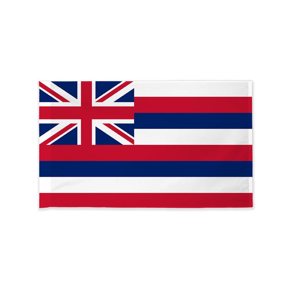 Hawaii state flag with pole sleeve