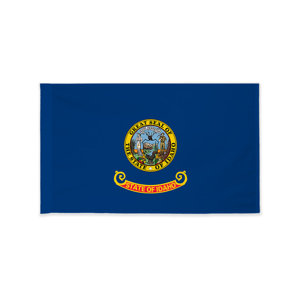 Idaho state flag with pole sleeve