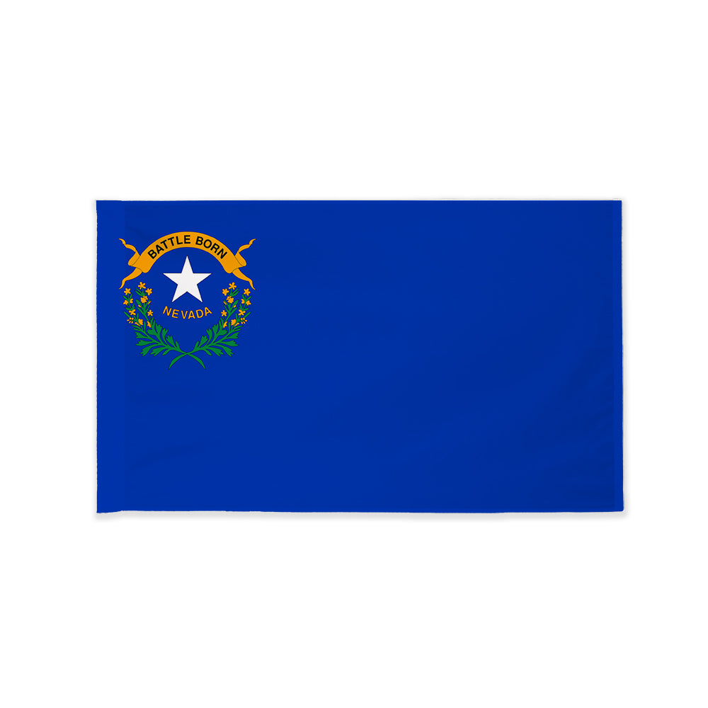 Nevada state flag with pole sleeve