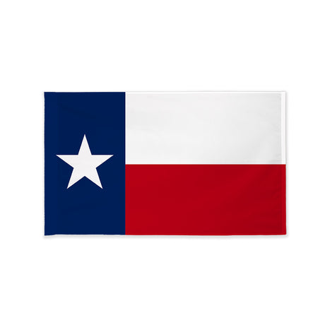 Texas state flag with pole sleeve