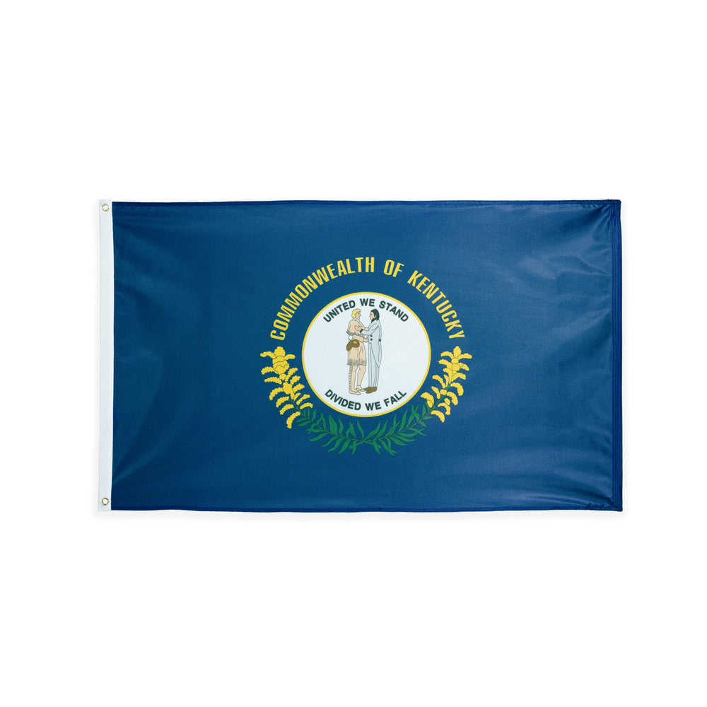 Polyester Kentucky state flag with grommets