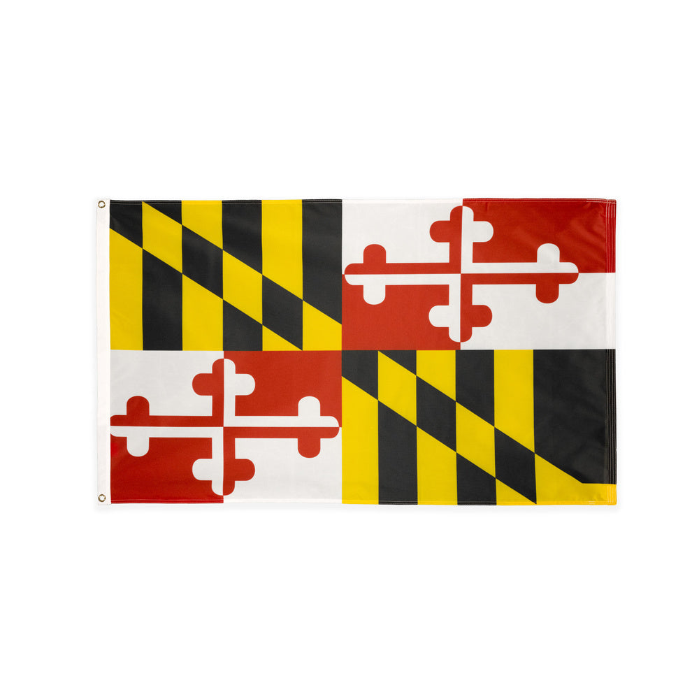 Polyester Maryland state flag with grommets