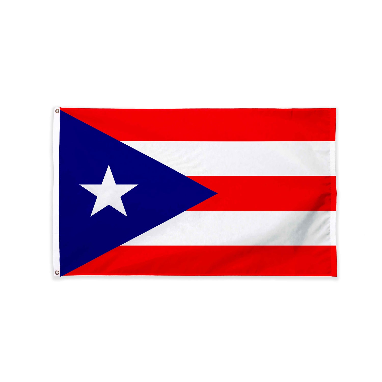 Puerto Rico flag with grommets