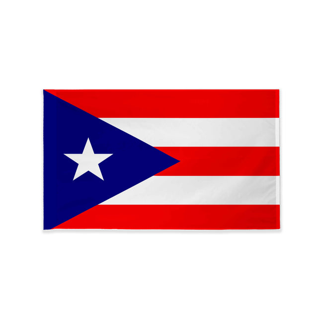 Puerto Rico flag with pole sleeve