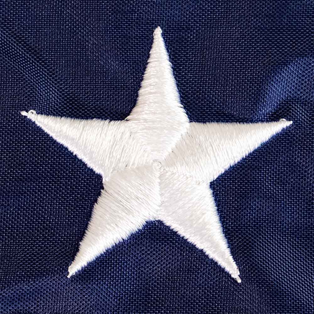 Signature Nylon American flag embroidered star