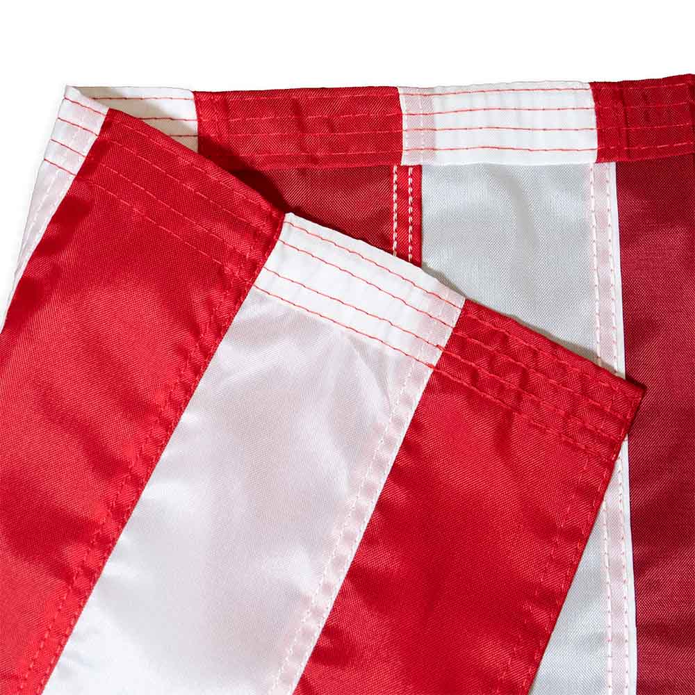 Standard Nylon American flag fly end