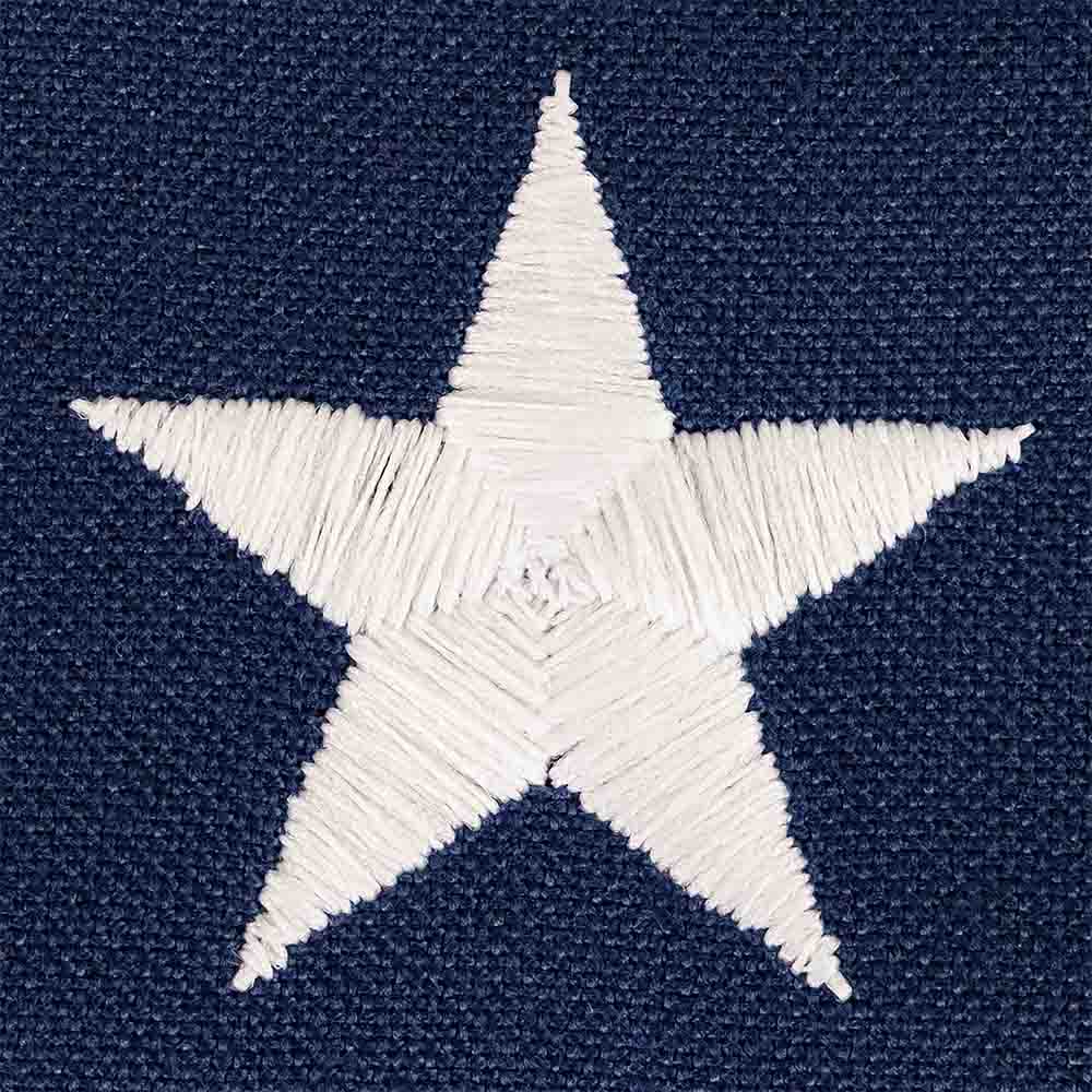 Standard Polyester American flag embroidered star