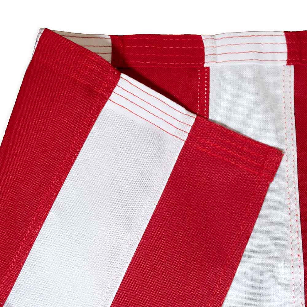 Standard Polyester American flag fly end