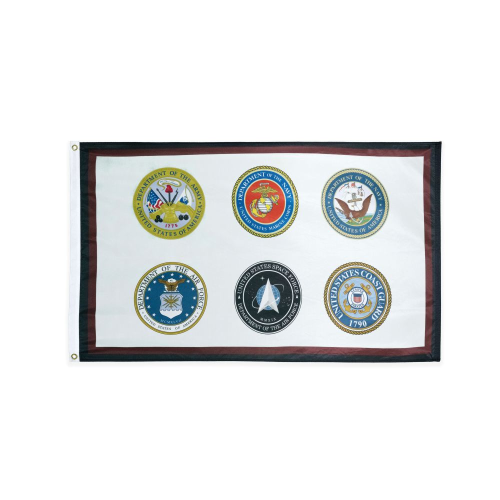 "We Support our Troops" Flag - 3'x5' - For Outdoor Use