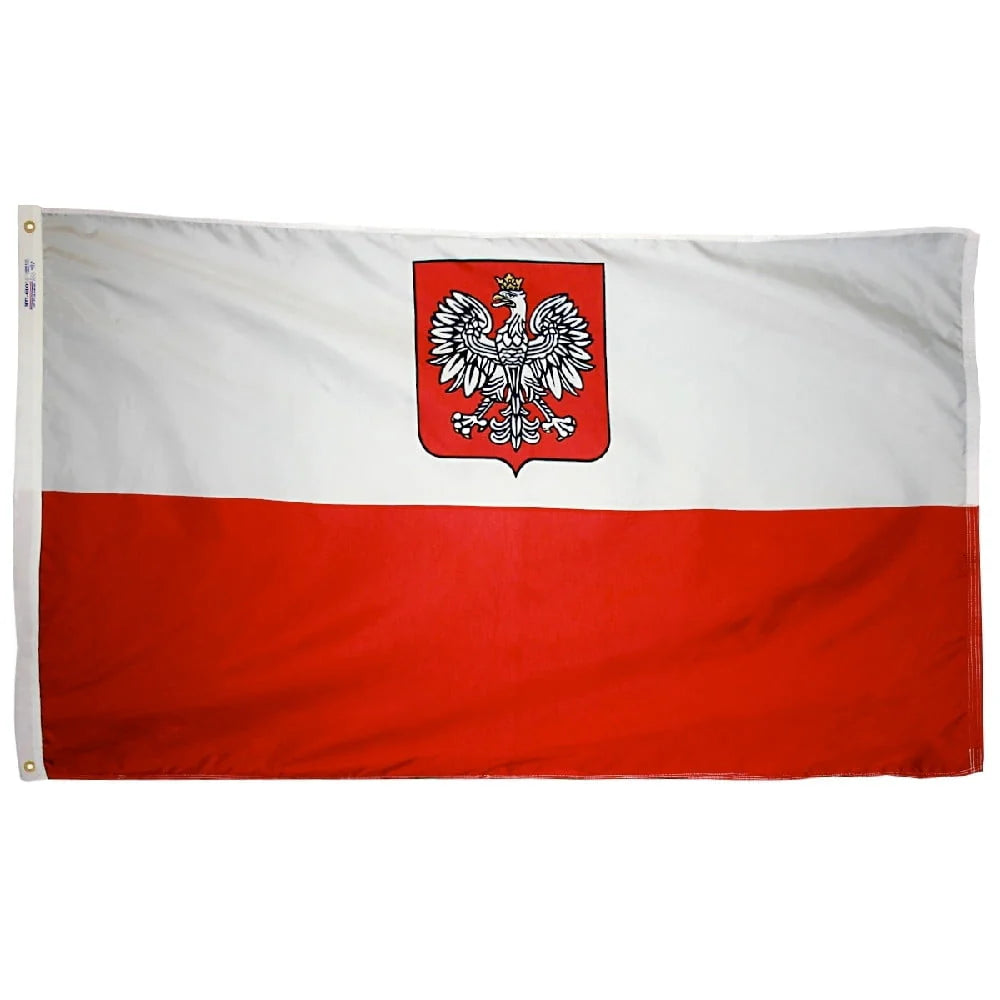 Poland Eagle Flag - For Outdoor Use