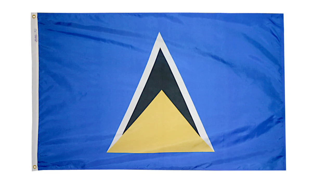 Saint Lucia Flag - For Outdoor Use