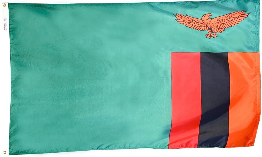 Zambia Flag - For Outdoor Use