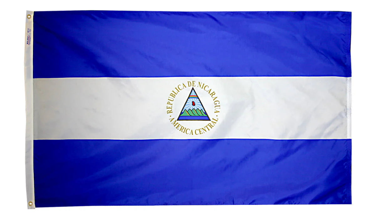 Nicaragua Flag - For Outdoor Use