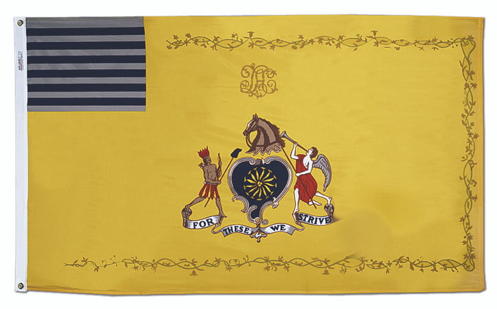 Philadelphia Light Horse Flag - 3'x5' - For Outdoor Use