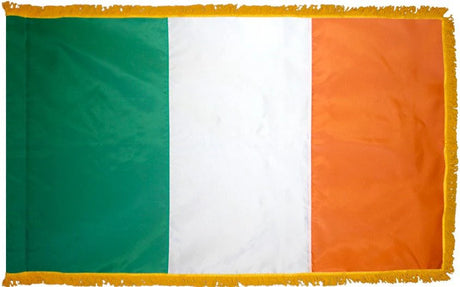 Ireland Flag with Fringe - For Indoor Use