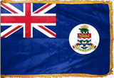 Cayman Islands Flag with Fringe - For Indoor Use