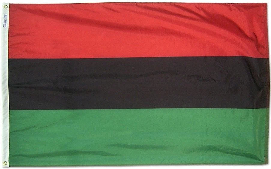 Premium Afro-American Flagge Aus 210D Nylon – 3x5 Fuß – Outdoor-tauglich & Farbecht