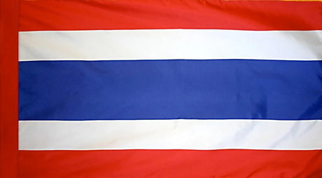 Thailand Flag with Pole Sleeve - For Indoor Use