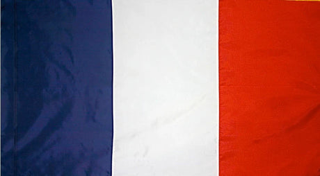 France Flag with Pole Sleeve - For Indoor Use
