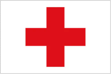 Red Cross Flag - 3'x5' - For Outdoor Use