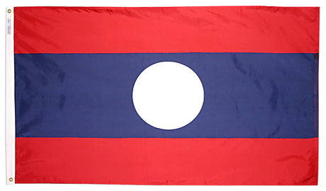 Laos Flag - For Outdoor Use