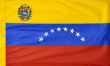Venezuela Flag with Pole Sleeve - For Indoor Use
