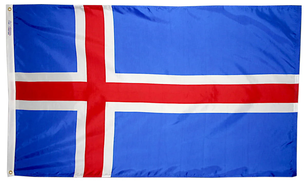 Iceland Flag - For Outdoor Use